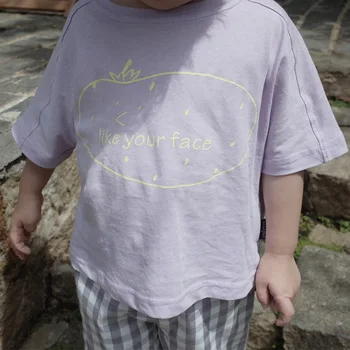De vară pentru Copii Copilul tricouri Imprimate Casual cu mâneci Scurte Topuri pentru Fete 1 2 3 4 5 6 Ani Baieti Tricouri Bumbac Copii Teuri Noi