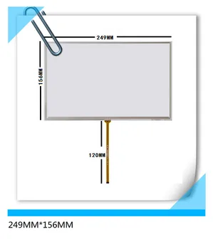 NL12876AC18-03BD 249*156 de 10,6 inch Touch Screen 4 fire rezistive touch panel 225MM*173MM AA106TA01-DDA11