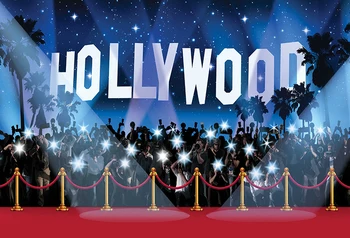 Hollywood Magneziu Lumina VIP Covorul Roșu Foto de Fundal Fundal de Calitate Vinil