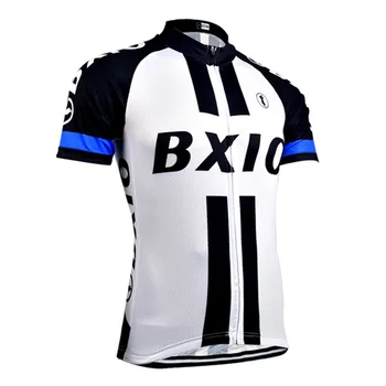 Brand BXIO Timp a ochiurilor de Plasă Respirabil Ciclism Jersey cu Fermoar Plin de Biciclete Jersey Bărbați MTB Vara Unitate-UV Ropa Ciclismo BX-080099