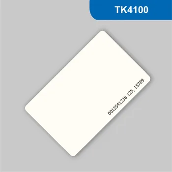 RFID Card Contactless de Proximitate ID Card RFID ISO PVC Card de pontaj pentru control acces 125KHz cu TK4100 / Cip EM4100
