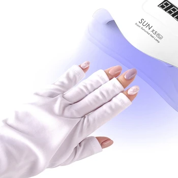 Anti UV de Protecție Mănuși de Degete Mână Scut pentru Unghii Uscător de Lumină Lampă 649C