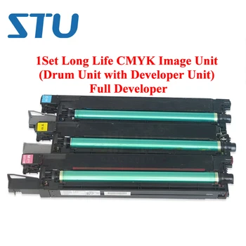 IU610 1Set CMYK Unitate de Cilindru Cu Unitate de developare pentru Konica Minolta bizhub C451 C550 C650 BH C451 C550 C650 Imaginea Unității /Asamblare