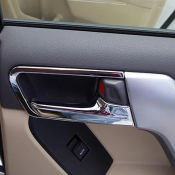 Pentru Toyota Land Cruiser Prado FJ 150 2016 ABS Cromat Maner Usa Interioara Acoperi Ornamente de Protecție Autocolant