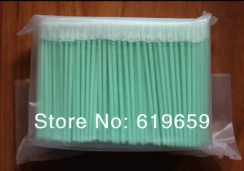 500 buc Mici Cleanroom Poliester tampon de Curățare Tampoane de curățare foarte mici, de uluc, cu fante și încastrate zone PS758B