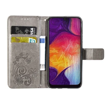 Portofel de lux din Piele Flip case pentru Samsung Galaxy Win i8550 / Win Duos I8552 Gt-i8552 I8558 Telefon Capacul din Spate de Imprimare 3D Flori