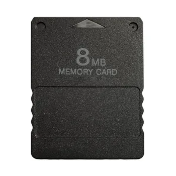 Design Compact Negru 8MB de Memorie Card de Memorie Card de Expansiune Potrivit pentru Playstation 2 PS2 Negru 8MB Memory Card Dropshipping