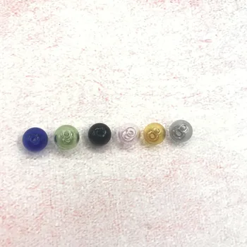 100buc/lot 10mm 9 Mix de Culoare Glob de Sticla cu bule de Sticlă Flacon Pentru Inel Cercei Pandantive de sticla rotund minge de gol bijuterii diy găsirea