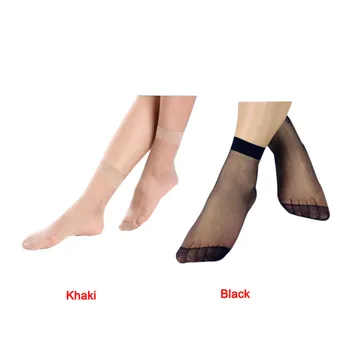 10 Perechi de Șosete pentru Femei Cristal Transparent Subțire Subțire de Mătase Șosete Șosete În Vara DropShipping #0725