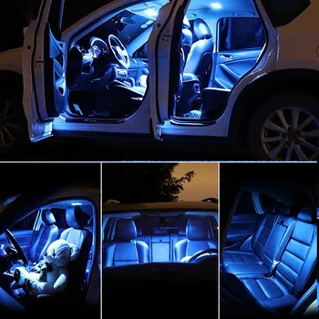 8 Alb Auto Becuri cu LED-uri Pentru 2010 2011 2012 2013 Chevy Chevrolet Cruze Interior Pachet Kit Harta Lampa plăcuței de Înmatriculare