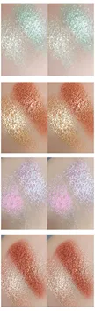 2color Eye Shadow Paletă Strălucire de Diamant Sclipici Pământ de Culoare Piure de Cartofi Paleta Fard de Pleoape Pulbere Pigment Cosmetice
