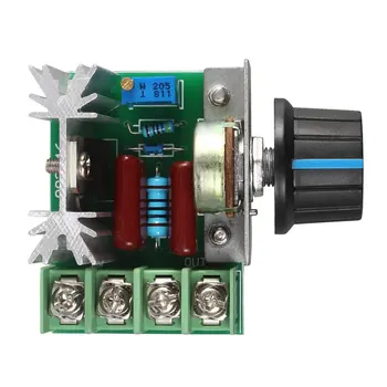 1 buc 220V 2000W Controler de Viteză SCR Regulator de Tensiune de Reglaj Variatoare Termostat Electronic de Mucegai Voltage Regulator Module