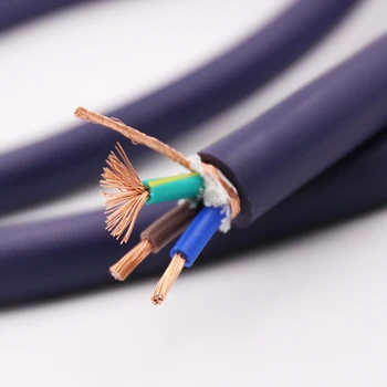 Hi-end OCC Cupru Pur HIFI NOI AC Cablu de Alimentare , P029 NE Stardard de Alimentare Conector de Sârmă, HIFI NE Audio prelungitor