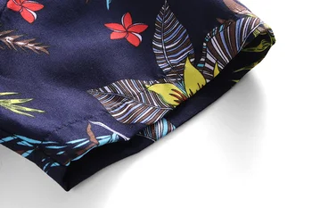 Vara Oamenii Tropicala Hawaii print floral Hip hop maneca Scurta camasi Slim fit om tricou casual camisa masculina Plus Dimensiune 7XL