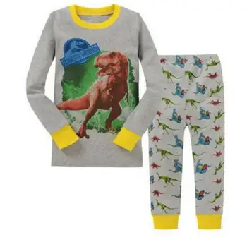 Noi de Craciun Sport Copii Set Pijama cu Maneca Lunga Cerb Topuri+Dungi Pantaloni 2 BUC îmbrăcăminte de noapte Copilul de Dormit Haine LP100
