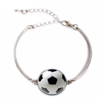 2018 de Fotbal brățară Bijuterii de Fotbal brățară de argint Cadou pentru Jucător de Fotbal cadou