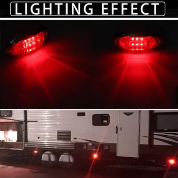 Accesorii auto 10-30V Lumini LED 6 Led-uri Laterale Lumini de poziție Lumini de Avertizare Indicator Lumini de Siguranta Lumini pentru Camion, Van Pickup