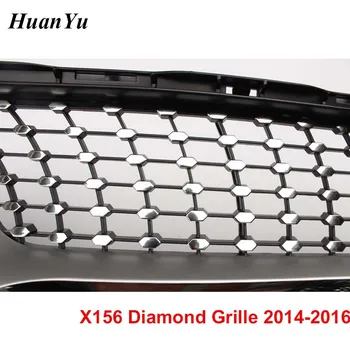 Grila de diamant pentru Mercedes-benz GLA X 156 Pre-Facelift Înlocuirea Barei de protecție Față Curse Grill GLA180 GLA200 GLA250 2016