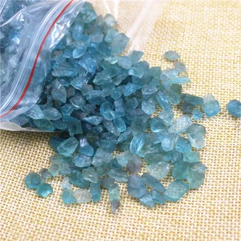 Naturale Albastru Apatit De Piatră Originale Cereale Mic Albastru De Cristal Piatra Sparta Decor Minereu