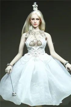 1:6 Zeita Sexy Femei Papusa Accesorii de Îmbrăcăminte Edelweiss Rochie Țară Zăpadă Printesa Regina de 12-inch Femei Papusa Disponibile