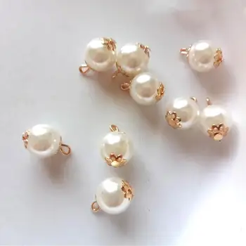 En-gros 500pcs White Pearl & Pearl Farmec se Potrivesc Femei Handmade Coliere/Bratari/Cercei/articole pentru acoperirea capului Diy Accesorii Bijuterii