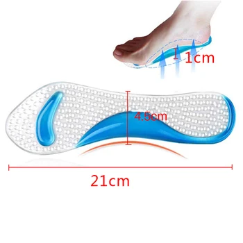 Ortezare Suport Arc Branturi de Silicon Branțuri pentru Flatfoot Instrumente Pedichiura Introduce Pantofi Tălpi interioare Ortopedice Pad Pernă de Masaj