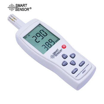 SENZOR INTELIGENT AS837 Profesie Precise de Temperatură și Umiditate Metru LCD Higrometru Indicator de Temperatură Senzor de Umiditate -10~50 ° C 5~98%
