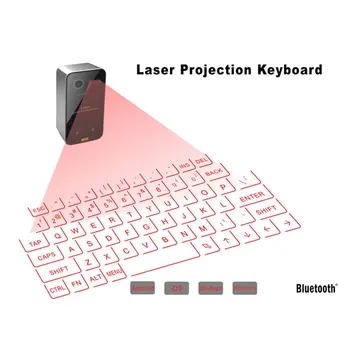 Portabil Bluetooth Wireless Laser Virtuală Tastatura Mini Bluetooth Proiecție de la Tastatură pentru Windows Pentru Telefoane Mobile