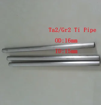16*0.5 mm(OD*WT), Ta2 Titan Țeavă Industria DIY GR2 Mici Ti Tub,lungime 320 mm/buc 3 buc/lot