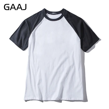GAAJ de Bază Bărbat și Femei Tricou Unisex Brand de Îmbrăcăminte de Femeie Noul Tricou Barbati O de Gât Haine de Moda Maneca Trei Sferturi La #L64X0