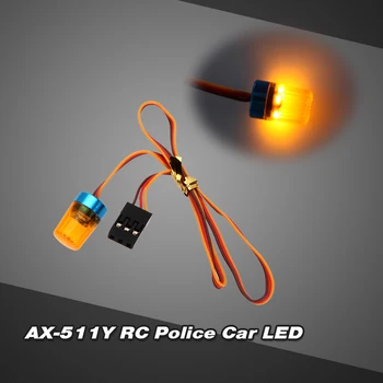 AX-511Y RC Multi-funcție Circular Ultra Luminos Mașină de Poliție a CONDUS cu strobing-sablare Intermitent rapid-lent Rotative RC Piese