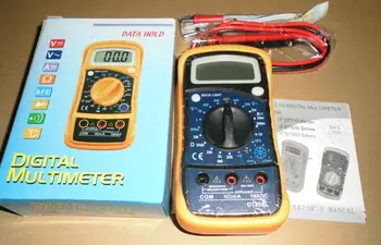 DHL/Fedex 20BUC DT858L Test Temperatura Măsurată de Fundal Curent continuu, Tensiune Dc, Ac Tensiune, Rezistență