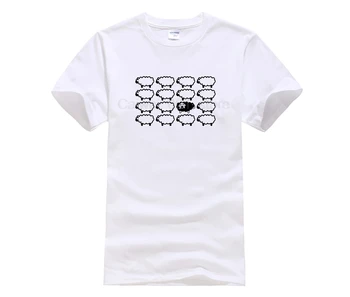 Moda de vara pe Strada Tricou Maneca Scurta oi negre Bumbac whitetshirt Trendy Creative Graphic T camasa Top