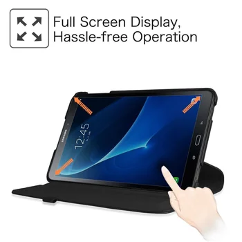 Caz pentru Samsung Galaxy Tab 10.1 Caz De 360 de Rotație Caz Stand pentru Galaxy Tab A6 10.1 inch 2016 SM-T580 T585 T587 husa pentru Tableta