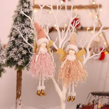 Înger De Fată Păpușă De Crăciun Copac Agățat Ornament Pandantiv Casă De Vacanță Partid Decor