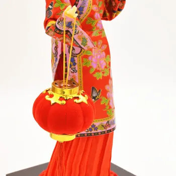 12 țoli Moda Național de Vânt Chinez Papusa Mascota Colectie Limitata de Papusi Handmade, Artizanat Cadou de Chineză Princess Papusa A098