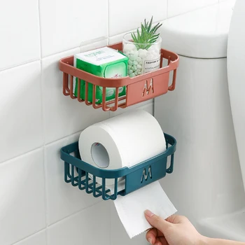 Noua Montare pe Perete din Plastic WC Titularul de Hârtie Igienică de la Baie Hârtie Igienică Suport pentru prosop Acasă Hârtie Raft de Depozitare