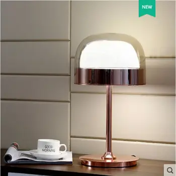 Nordic dormitor lampă de masă simplă de sticlă creative living modern de studiu art decor de lux de lumină lampă de noptieră