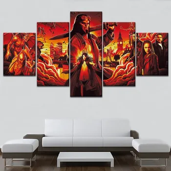 Filmul Hellboy Keyar Poster Moderne Canvas HD opera de Arta de Imprimare de Tip 1 Bucata Stil Tablou de Perete Camera de zi Acasă Decorative