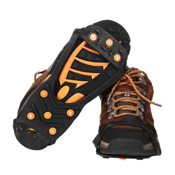 8 Prezoane Universal Gheață Zăpadă De Pantofi Cu Țepi Mânere Ghete Crampoane De Iarnă, Alpinism, Camping Anti-Alunecare Pantofi Acoperă Pantofi În Aer Liber Capac