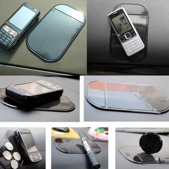 4 Buc Negru ic Sticky Pad Anti-Alunecare Mat Bord Auto pentru Telefon Mobil