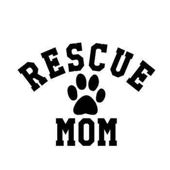 Salvare Mama Labă de Câine Autocolant fereastra de Vinil Decal 13x13cm