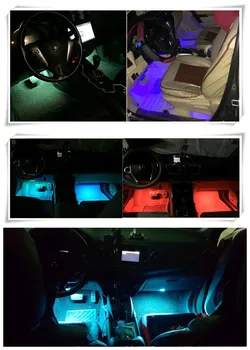 Masina fierbinte Styling interior LED Lumina de Neon decorare Autocolant Pentru Peugeot 2008 3008 4007 4008 5008 508 RXH SW Partener Accesorii