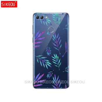 SIKEOU acoperi cazul în care telefonul pentru huawei Y9 2018 moale tpu silicon Ultra Subtire Cazuri de Protecție Capa