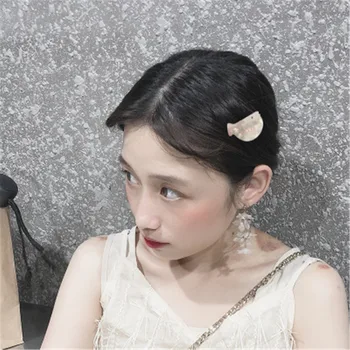 2020New Acetat de Placa de Bijuterii Japonia Și Coreea de Sud de Păr Drăguț Clip Fata cu Inima de Rechin Pește Puffer Hairgrips de femei de Moda, articole pentru acoperirea capului