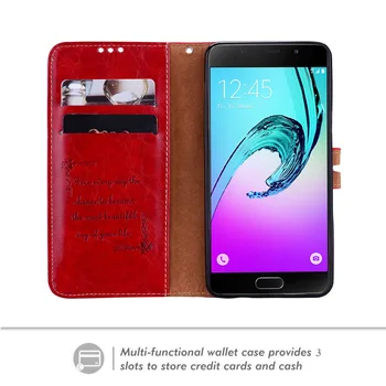 Caz de telefon Pentru Samsung Galaxy A310 A3 2016 Versiune A310F Portofel Piele Stand Design Telefon Mobil Acoperă Pentru Samsung A3100 Cazuri