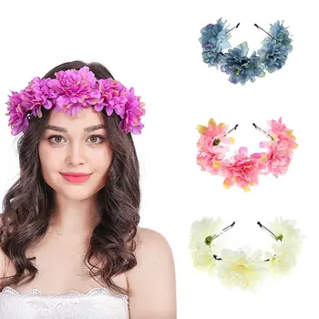 Noua Moda Europene și Americane de Susținere a Femeilor de Simulare realizate manual Tesatura Fluture Floare Hairband Accesorii de Par 3S25