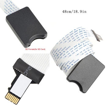 TF SD SDHC SDXC Flexibil Extensie Cablu Adaptor Pentru Masina GPS TV N58A