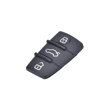 1 buc Telecomanda Noua Cheie TELECOMANDA 3 butoane de Cauciuc Pad Inlocuire Reparare se Potrivește pentru Audi A3 A4 A6 Q7 TT