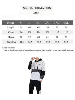Trening Barbati Termică Bărbați Sport Seturi Hanorac+Pantaloni Sportive Costum Casual, Jachete Sport 2 buc Set